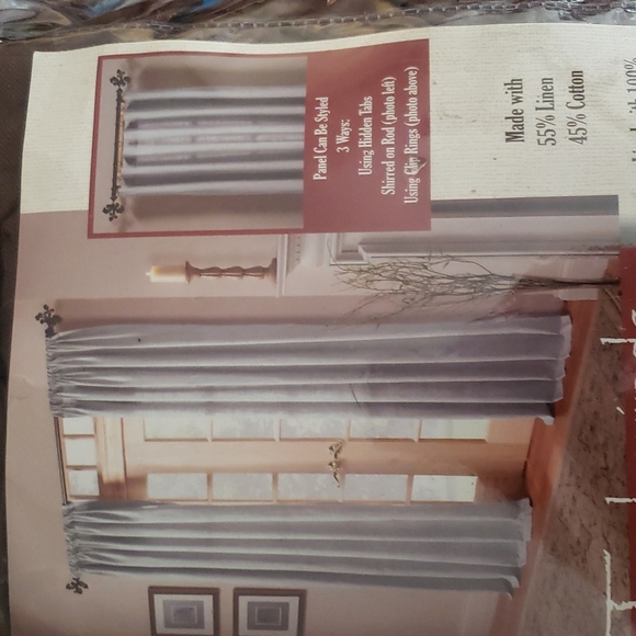 NIP Tradewinds Drapery Pair - Picture 6 of 7